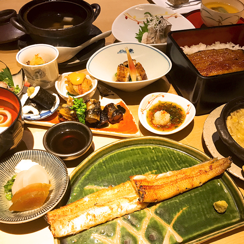 Eel kaiseki banquet／鰻魚懷石料理宴會